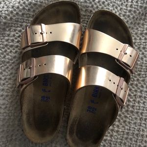 Authentic Rose Gold Birkenstock’s